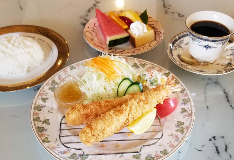 ジャンボえびフライランチ